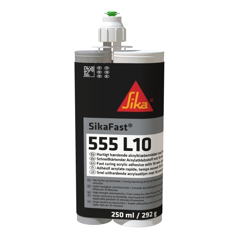 SikaFast-555 L10 – двухкомпонентный конструкционный клей – Sika, 250 мл.