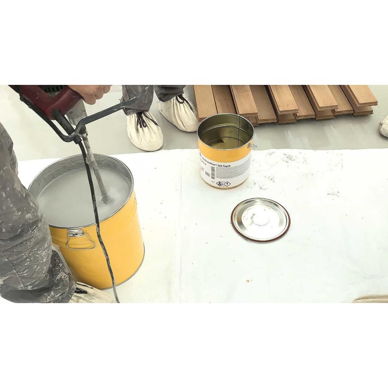 Комлект суміш для палуб/яхт/катерів Sika Transfloor 352 SL A+B вирівнююча двокомпонентна поліуретанова 25 кг Сірий