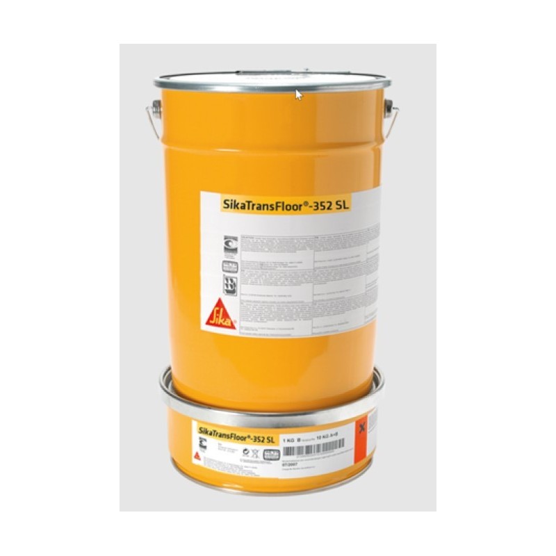 Комлект суміш для палуб/яхт/катерів Sika Transfloor 352 SL A+B вирівнююча двокомпонентна поліуретанова 25 кг Сірий