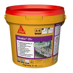 Клей конструкционный двухкомпонентный эпоксидный Sika Sikadur-31  (AB) 1,2 кг (серый)