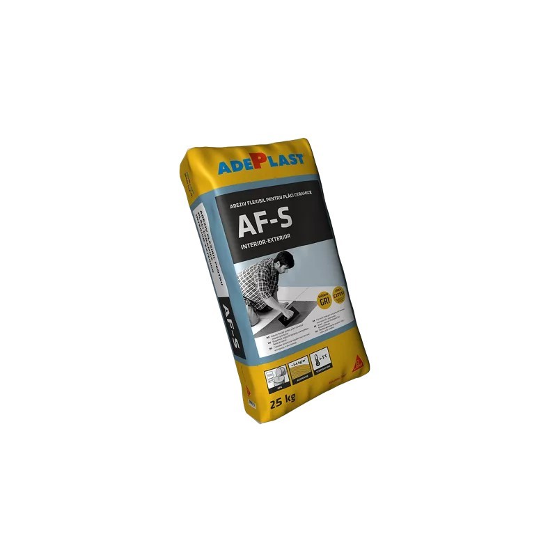 Adeplast AF-S White (C2TES1) 25 кг Клей для плитки эластичный белый (RO)