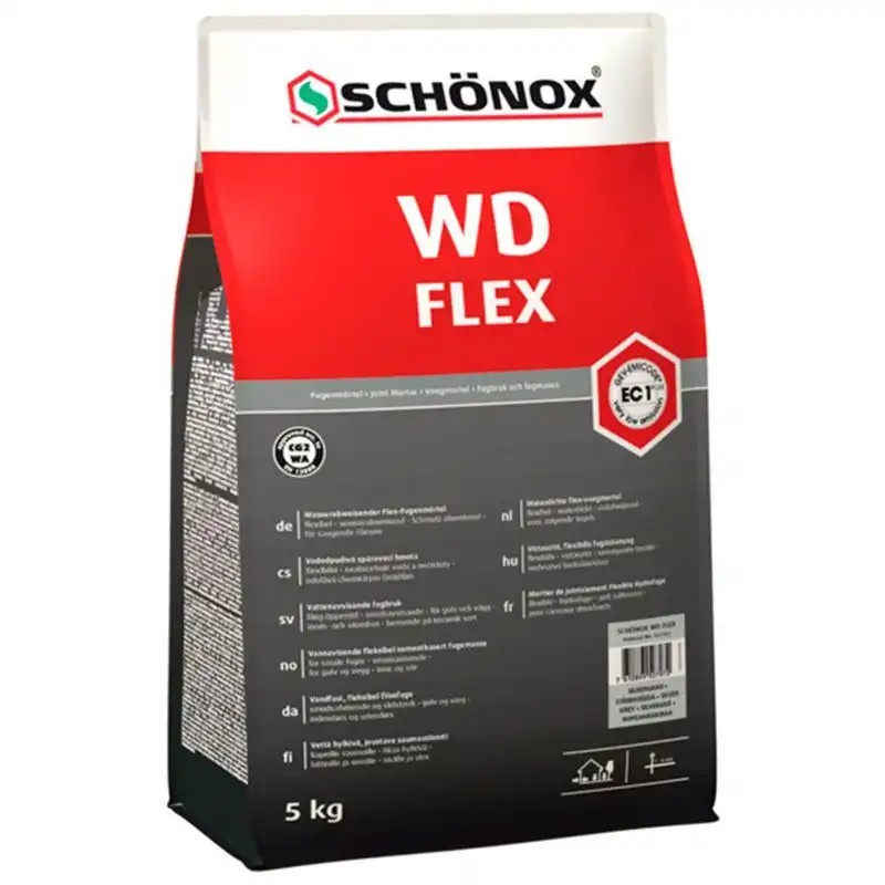 SCHÖNOX WD Flex Фуга Цементна Еластична 5 кг