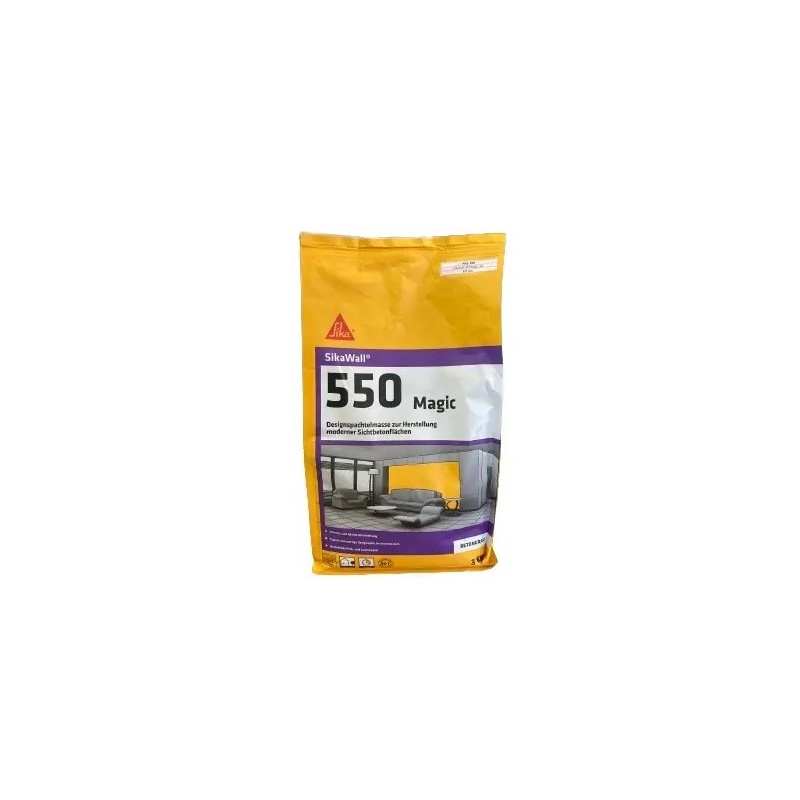 SikaWall-550 Magic - Полимерцемнтная смесь для имитации бетона, 3 кг