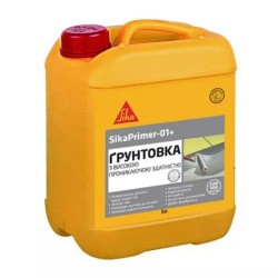 SikaPrimer®-01+ Универсальная грунтовка для пористых поверхностей, проникающая 5 л