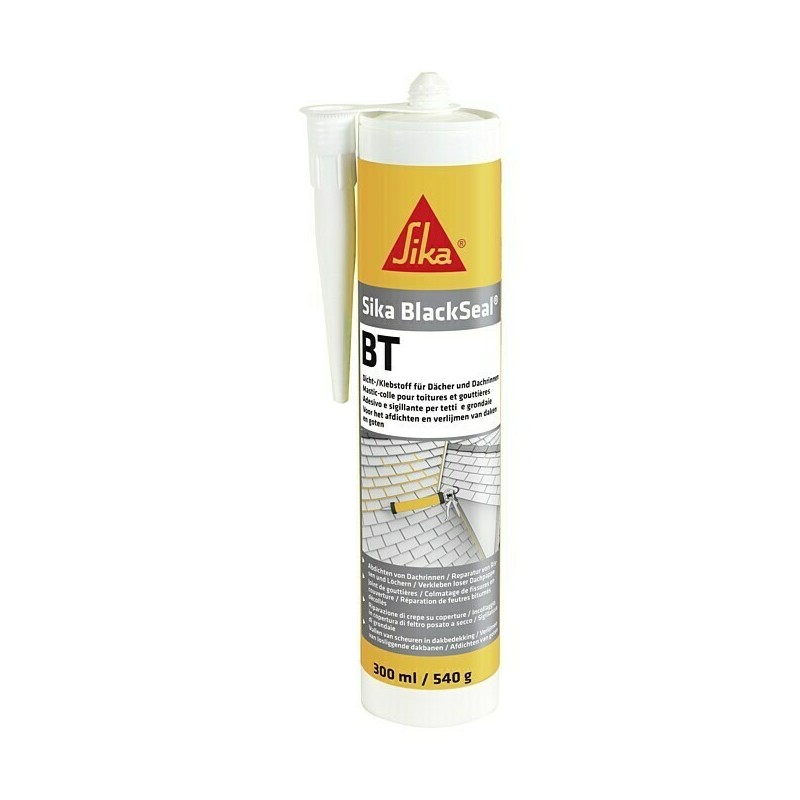 Sika® BlackSeal®-BT - Бутиловий герметик для покрівель, чорний, 300 мл