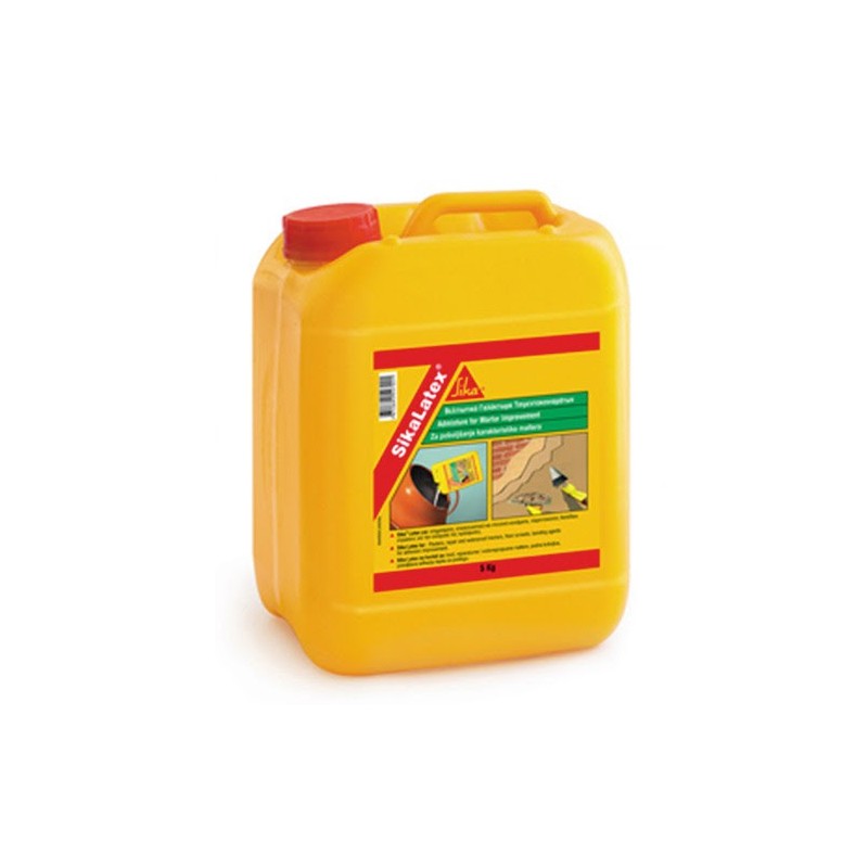 SikaLatex - Універсальна добавка для тонкошарових штукатурок і стяжок, 5 кг