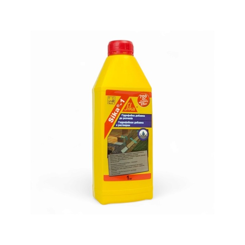 Sika®-1 Moerteldicht - Герметизирующая добавка для строительных растворов, 1 кг