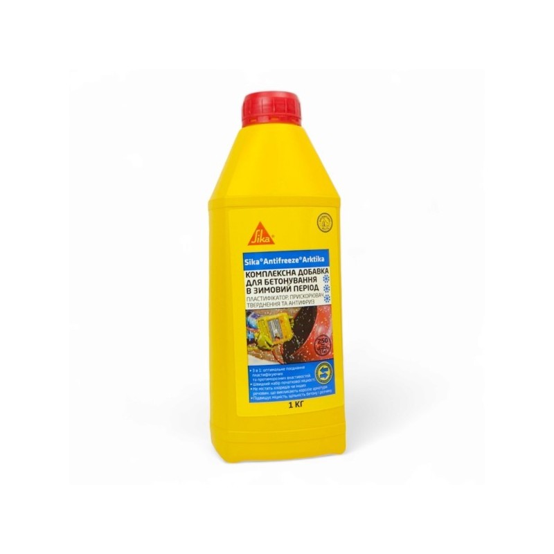 Sika® Antifreeze Arktika - Комплексная добавка для зимнего бетонирования, 1 кг
