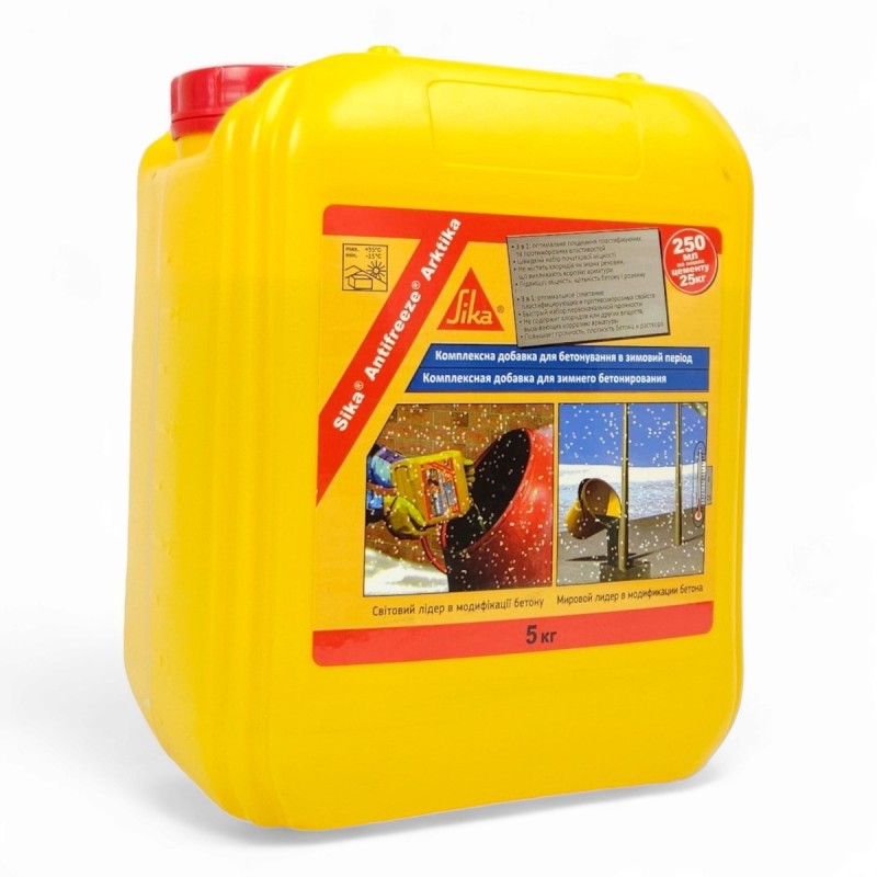 Sika® Antifreeze Arktika - Комплексна добавка для зимового бетонування, 5 кг