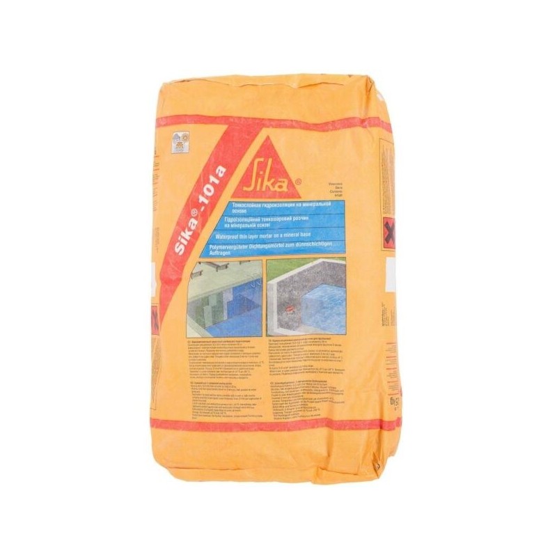 Однокомпонентна мінеральна гідроізоляція, Sika®-101a, 25 кг