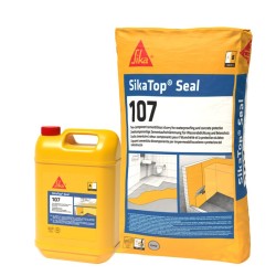 Двухкомпонентная минеральная гидроизоляция SikaTop® Seal 107, 20 кг + 5 кг