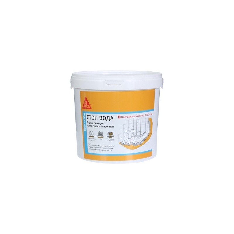 Цементна обмащувальна гідроізоляція Sika-101a, 5 кг