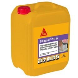 Sikagard®-703 W - Гідрофобізуюче просочення Сіка для захисту фасадів на водній основі, 5 л