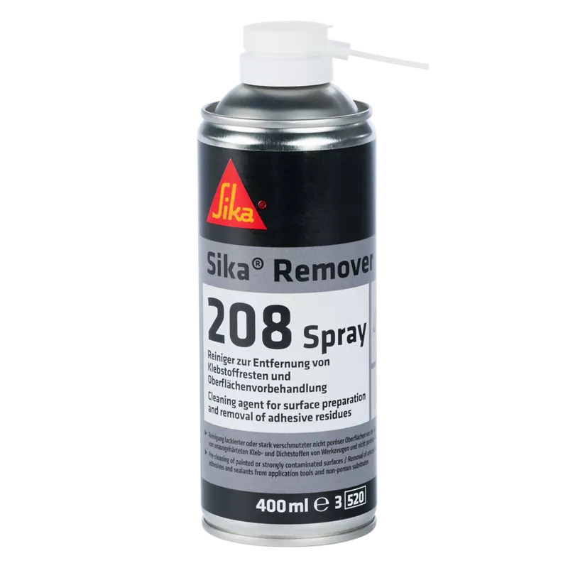 Sika Remover-208 - Розчинник  в спреї, що не містить мастил для роботи з поліуретанами  400 мл