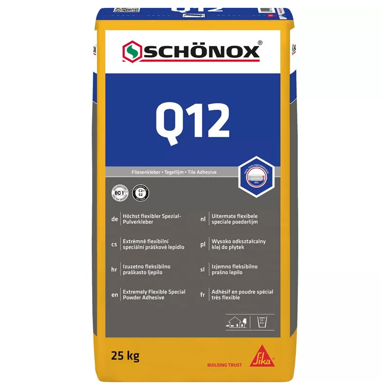 Schonox Q12 Cупереластичний клей без обмеження формату (DE) 25 кг