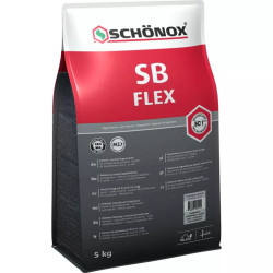 Schönox SB Flex (family) Цементна затирка для широких швів (фасади, клінкер) 5 кг