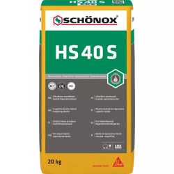 Schönox HS 40 S 15-минутная гибридная ремонтная смесь, 0-20 (40) мм 20 кг