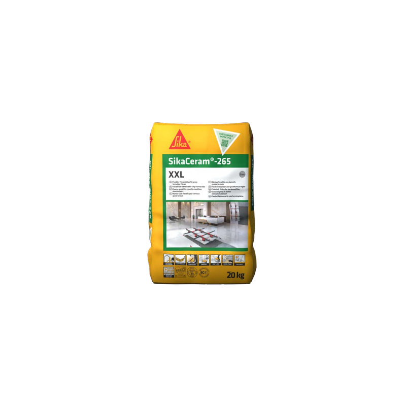 SikaCeram 265 XXL - специальный клей для укладки плитки большого формата 20 кг